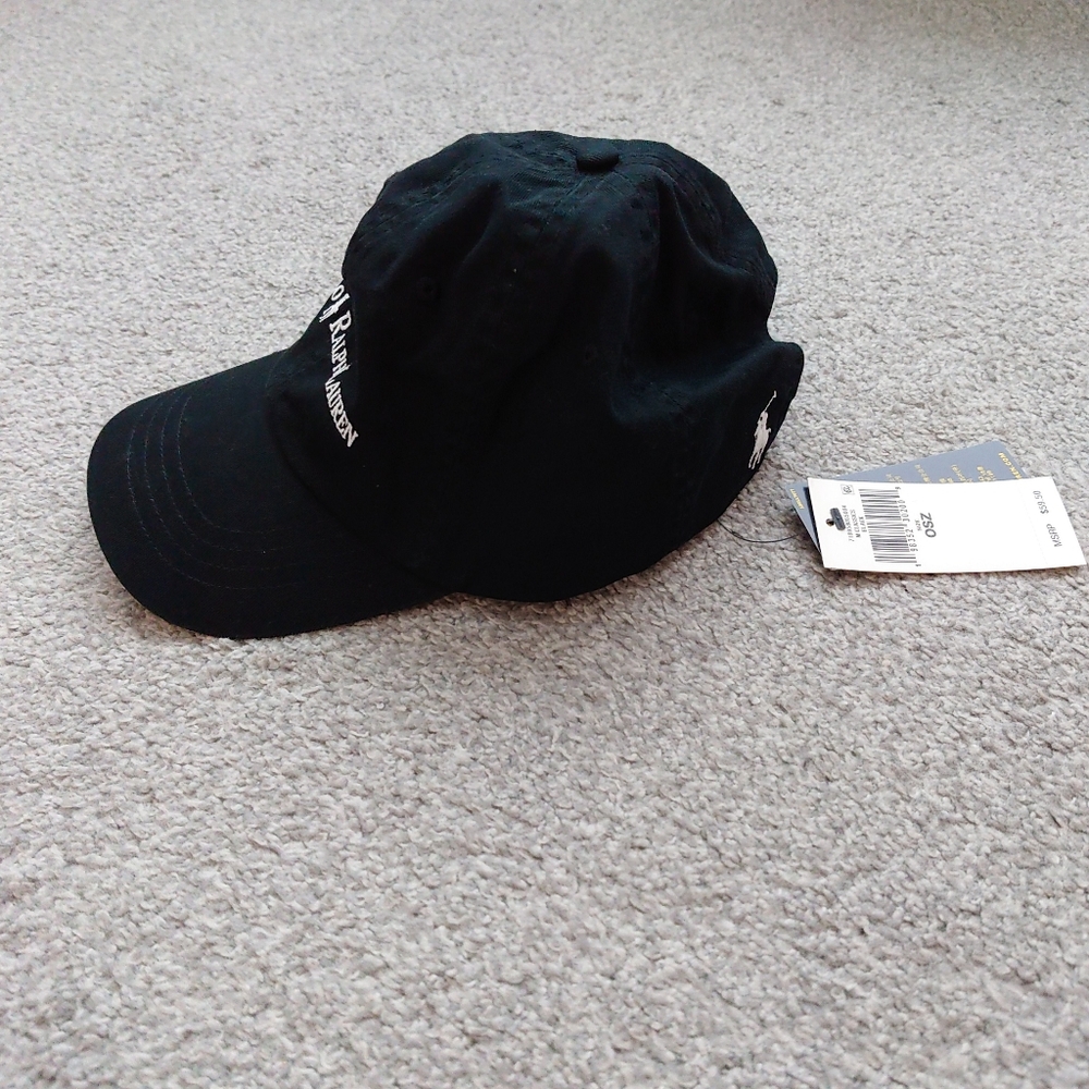 Polo Ralph Lauren Cotton Twill Ball Cap Black - Picture 10 of 13